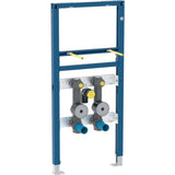 Geberit Duofix Element für Waschtisch, 112 cm, Standarmatur, mit zwei Wasserzählerstrecken, UP-Absperrventil und Anschluss-T-Stück, 111.473.00.1