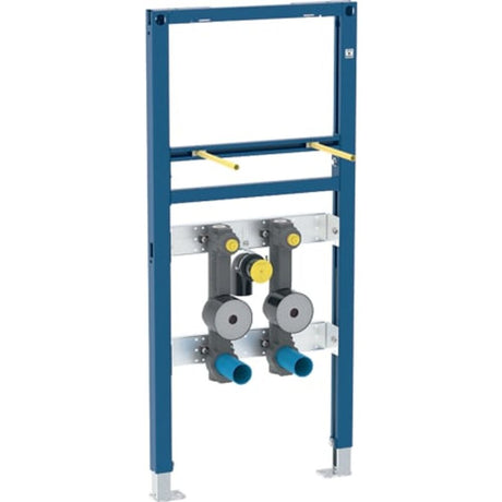 Geberit Duofix Element für Waschtisch, 112 cm, Standarmatur, mit zwei Wasserzählerstrecken, UP-Absperrventil und Anschluss-T-Stück, 111.473.00.1