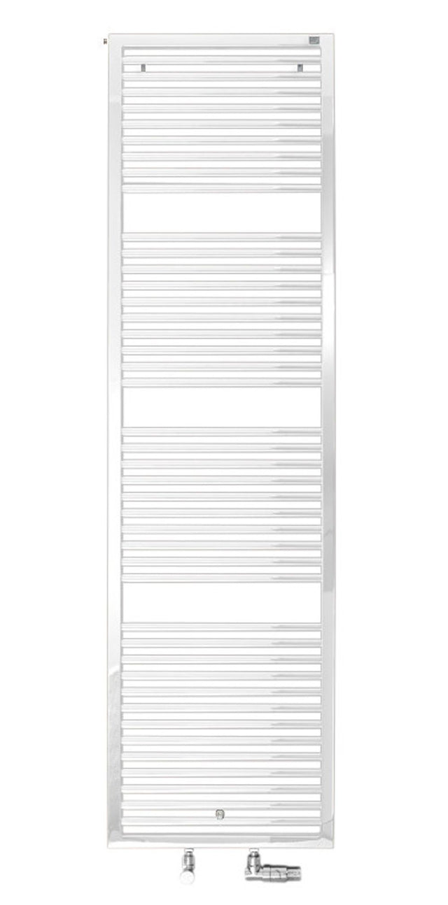 Zehnder Badheizkörper Universal, 1195x500 mm (HxL), Mittel- / Seitenanschluss, Doppellagig, HUD-120-050, ZU200250B100000