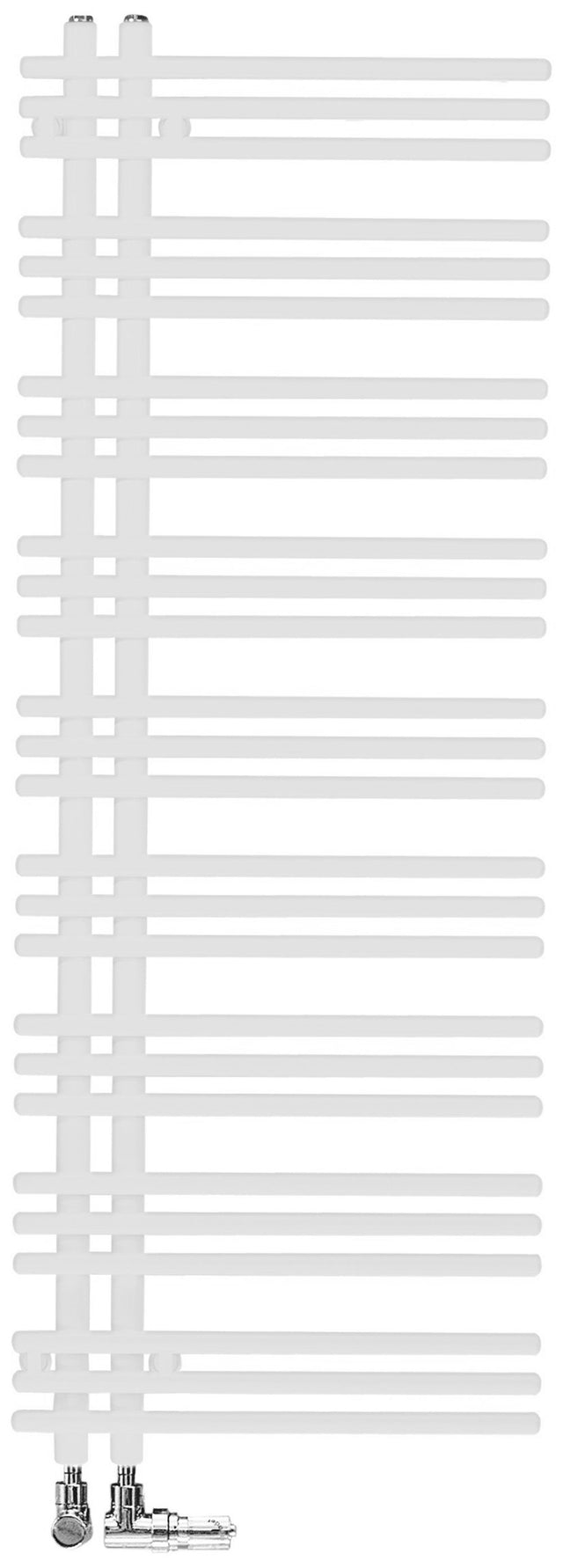 Zehnder Designheizkörper Yucca Asym, 1304x478 mm (HxL), Doppellagig, YAD-130-050, ZY400348B100000