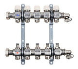 Kermi x-net Verteiler 1'' Standard-8 für 8 Kreise, Baulänge 470 mm, SFV08001000