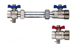 Kermi WMZ-Einbauset 1'' AG x 1'' IG Horizontal, SFVZWMH1002