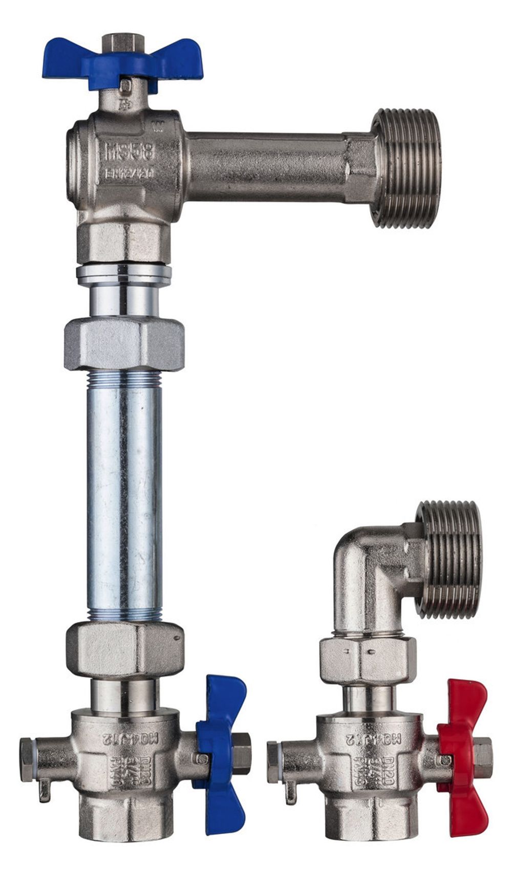 Kermi WMZ-Einbauset 1'' AG x 1'' IG Vertikal, SFVZWMV1002