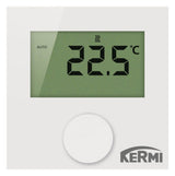 Kermi x-net Wandanbauregler T LCD 230 V, Raumtemperatur-Regler mit LC-Display + Timer, SFEER005230