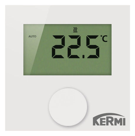Kermi x-net Wandanbauregler T LCD 230 V, Raumtemperatur-Regler mit LC-Display + Timer, SFEER005230