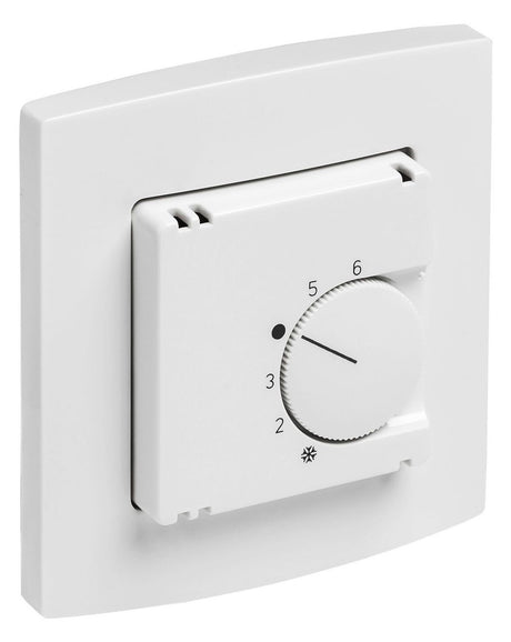 Kermi x-net Unterputzregler 230 V, Raumtemperatur-Regler mit Drehrad Unterputz, SFEER003230