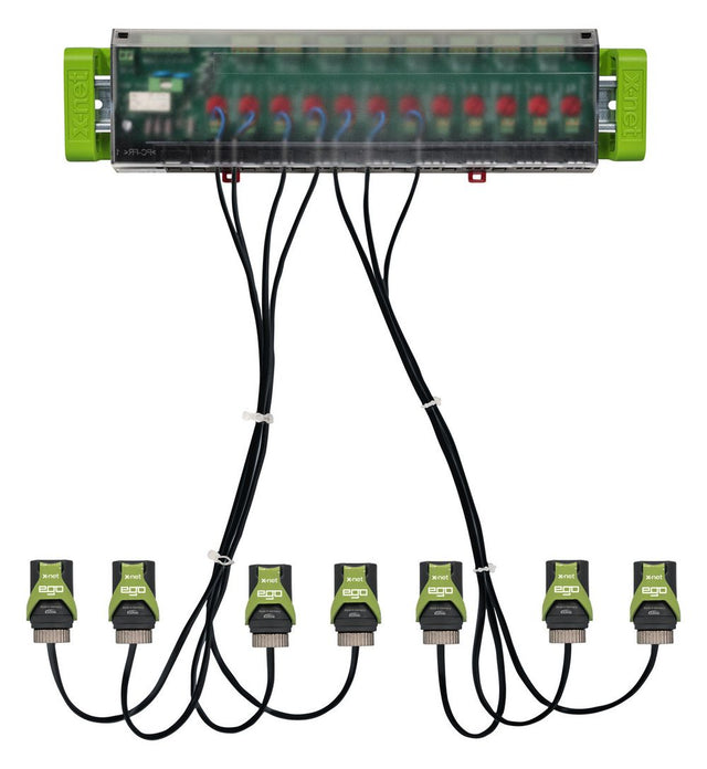 Kermi x-net ready line EGO plus 12 fertig verdrahtet, für zwölf Heizkreise, SFEKLVKE112230