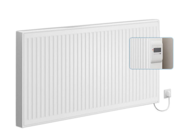 Kermi x-therm +e Elektroheizkörper, Profil 600x800 mm, 1000 Watt, Regler rechts, mit Stecker, F1E21060080164K