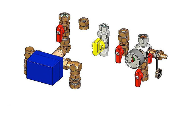 Remeha  Anschlusssatz Schichtenpufferspeicher, für Calenta Ace - Pufferbeladung, 100014363