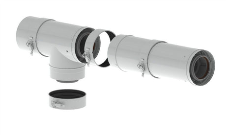 Remeha  PPS-Grundbausatz RUA2/1, DN 80/125, Aussenwand über Dach, M82106