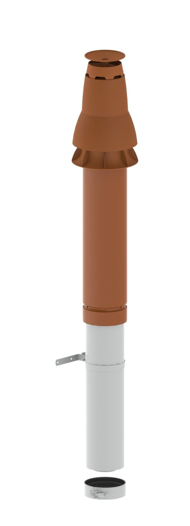 Remeha  Dachdurchführung, DN 80/125, rot, M87982