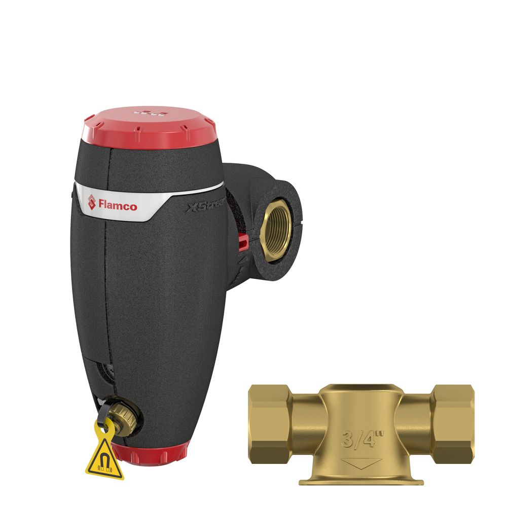 Flamco Schlammabscheider XStream Clean DN25 - G1 F mit Isolierung, 11032