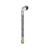 Flamco Meiflex Panzerschlauch Heizung/Klima 1/2 Zoll AG x 1/2" Bogen, 1000 mm, M4327.1121.100