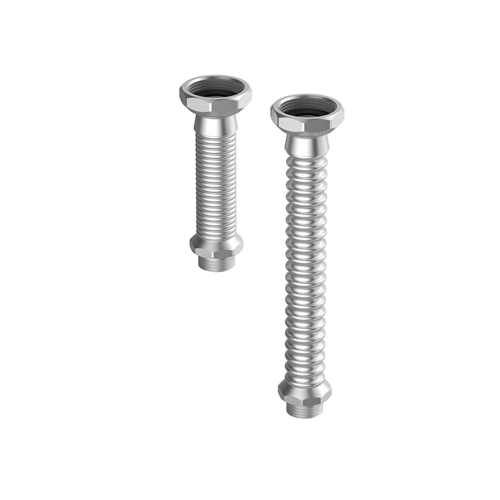 Flamco Inoflexi Stretch-Verbindungsrohr 2 Zoll IG x 2" AG, 200 mm, M46021
