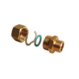 Flamco Verschraubungsset, flachdichtend für Wellrohr DN 20, 3/4 Zoll IG, M46113