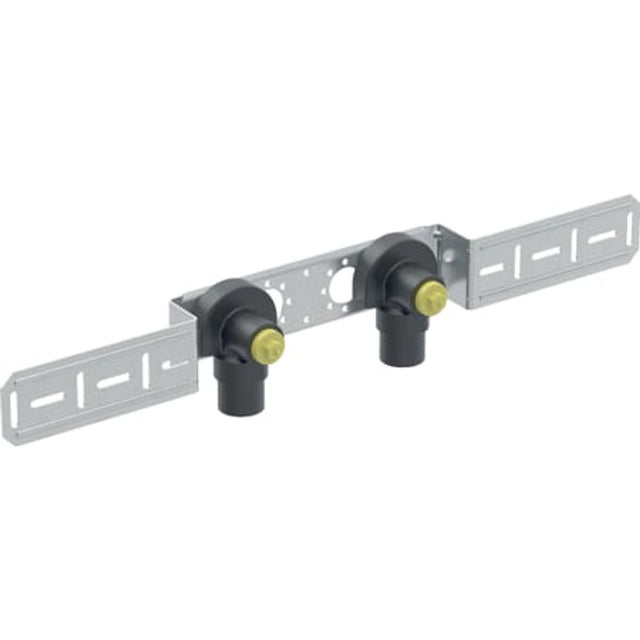 Geberit Mepla Anschlusswinkel 90° vormontiert, zweifach,  DN 12, 601.781.00.5