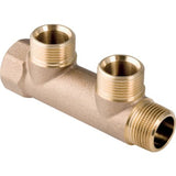 Geberit Mepla Verteiler mit Gewindeanschluss und Verteilerabgang für Eurokonus,  Länge 10.9, 602.422.00.1