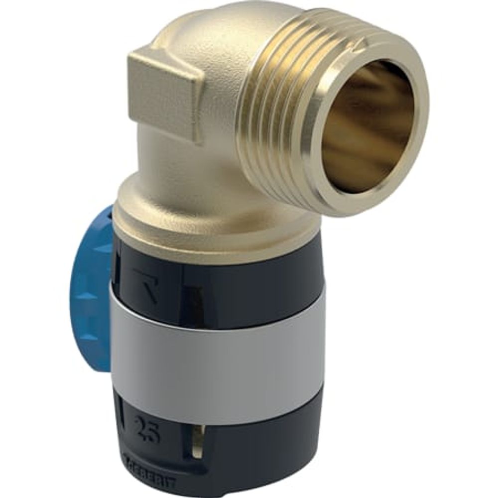 Geberit FlowFit Übergangsbogen 90° mit Außengewinde,  DN 12 / 20, 620.520.00.1