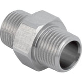 Geberit Mepla Übergang mit Außengewinde MF 1/2" und Außengewinde, Edelstahl, 632.005.00.1