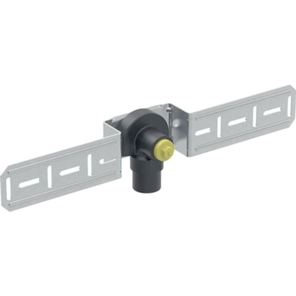 Geberit FlowFit Anschlusswinkel 90° vormontiert, einfach, abgesetzt, gedämmt,  DN 12, 619.630.00.1