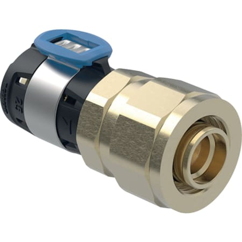 Geberit FlowFit Übergang mit Verschraubung auf PEX-Rohre,  DN 20, 620.732.00.1