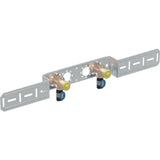 Geberit FlowFit Anschlusswinkel 90° vormontiert, zweifach, abgesetzt,  DN 15, 619.661.00.1