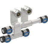 Geberit FlowFit Set Anschluss-T-Stücke für Vor- und Rücklauf, mit Anschlussverschraubung für Eurokonus,  DN 12, 619.440.22.2
