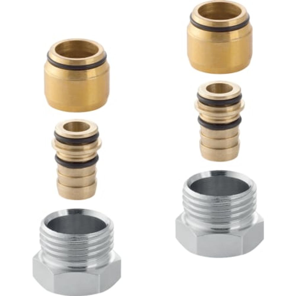 Geberit FlowFit Set Anschlussverschraubungen mit Außengewinde, 619.267.22.1