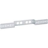 Geberit FlowFit Montageplatte abgesetzt, zweifach, Anschlussdistanz 7,3 cm oder 15,3 cm, 601.732.00.1