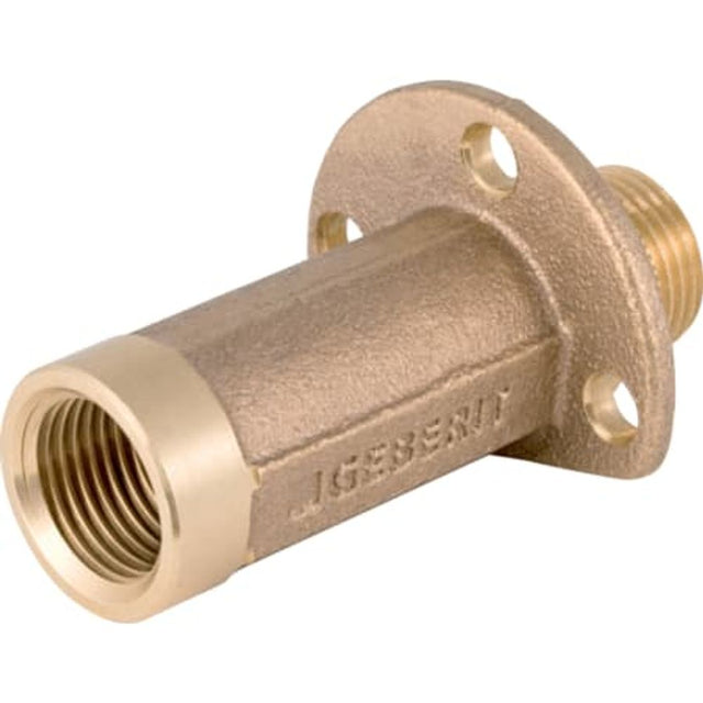 Geberit Mapress Edelstahl Anschluss gerade mit Außengewinde MF 1/2",  Länge 5.7, 602.283.00.1