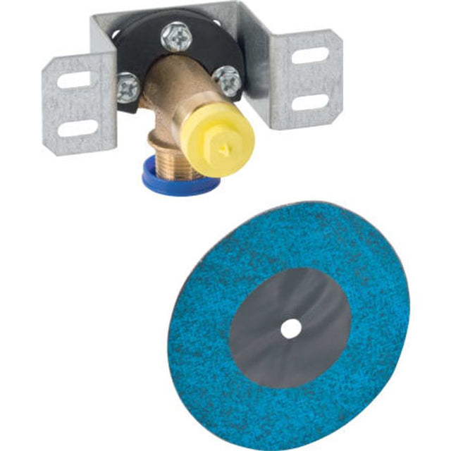 Geberit Mapress Anschlusswinkel 90° mit Außengewinde MF 1/2", vormontiert, einfach, kurz, 632.856.00.1