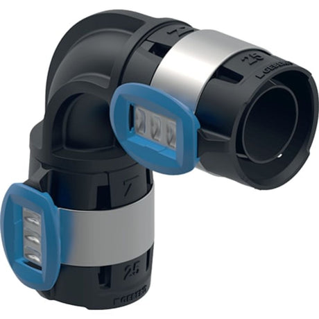 Geberit FlowFit Bogen,  DN 50,  dø 63 mm, 620.066.00.1