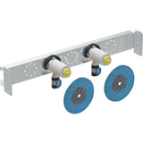 Geberit FlowFit Anschlusswinkel 90° vormontiert, zweifach, gerade,  DN 12, 619.670.00.1