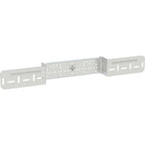 Geberit FlowFit Montageplatte abgesetzt, zweifach, Anschlussdistanz 10 cm oder 15.3 cm, 650.732.00.2