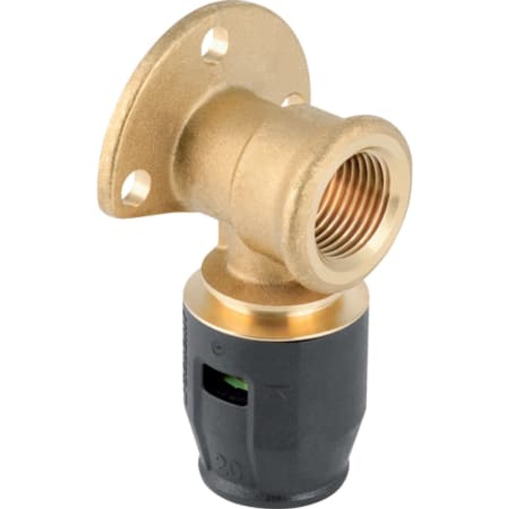 Geberit PushFit Anschlusswinkel 90°,  DN 15,  dø 20 mm, 651.291.00.1