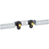 Geberit PushFit Anschlusswinkel 90° vormontiert, zweifach,  DN 15, 651.290.00.1