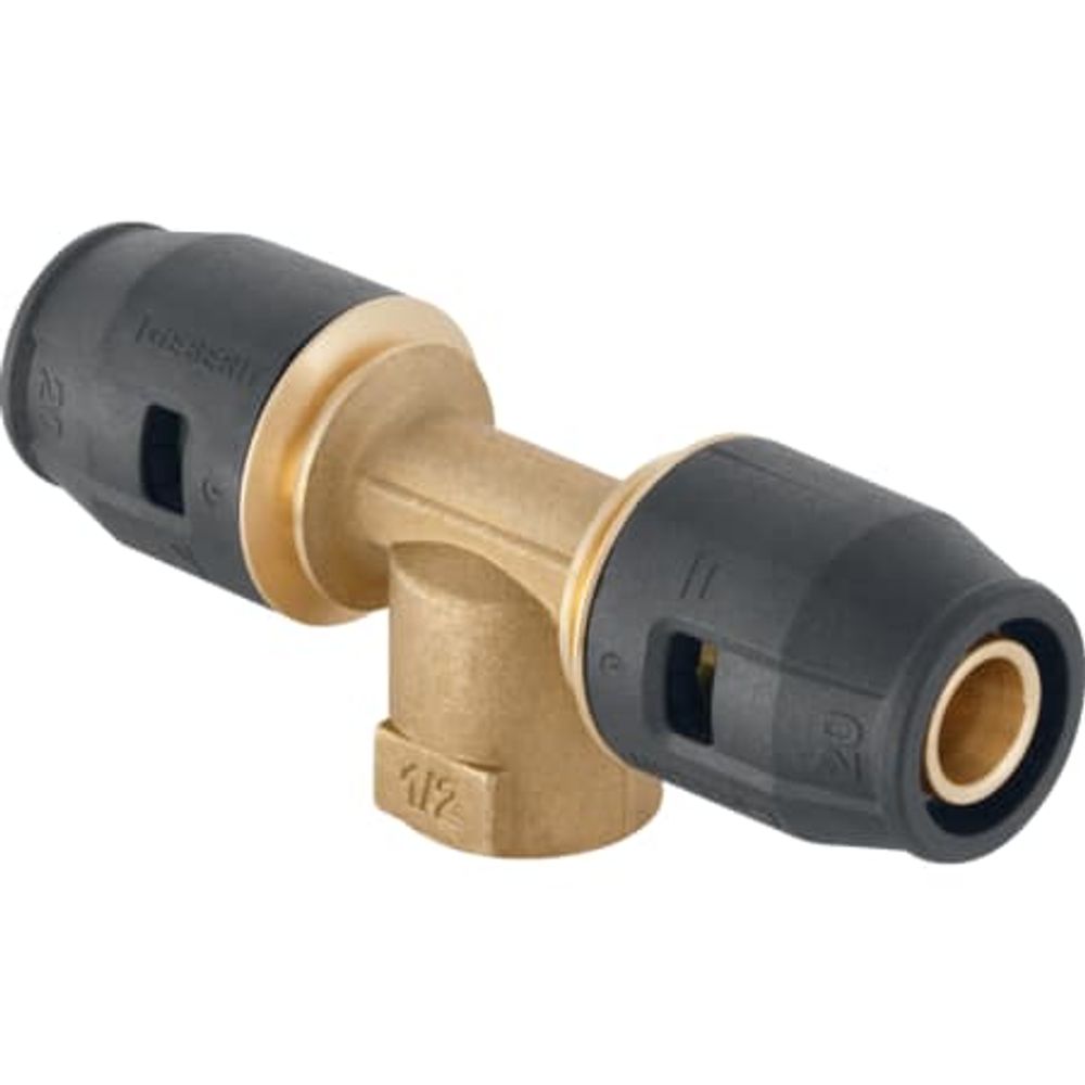 Geberit PushFit T-Stück mit Innengewinde,  DN 12 / 15 / 12, 650.361.00.1