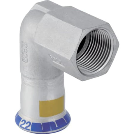 Geberit Mapress Edelstahl Übergangswinkel 90° mit Innengewinde (Gas),  DN 32, 34148