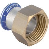 Geberit Mapress Edelstahl Übergang mit Überwurfmutter (LABS-frei),  DN 25,  dø 28 mm, 85047