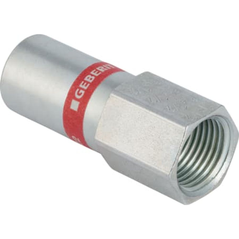 Geberit Mapress C-Stahl Übergang mit Innengewinde und Einschubende,  DN 25 / 15,  dø 28 mm, 21910
