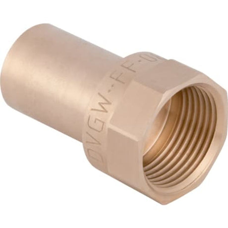 Geberit Mapress Kupfer Übergang mit Innengewinde und Einschubende,  DN 20 / 15,  dø 22 mm, 63561