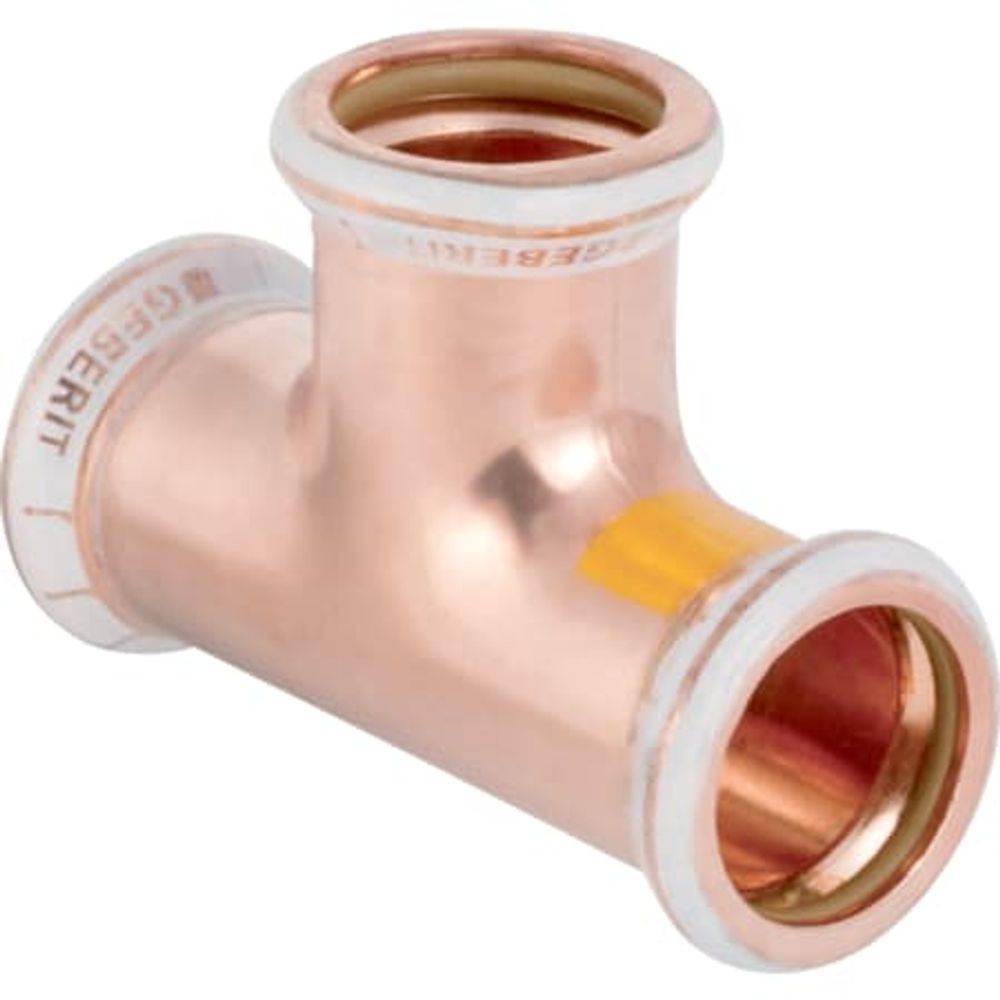 Geberit Mapress Kupfer T-Stück egal (Gas),  DN 25, 34531