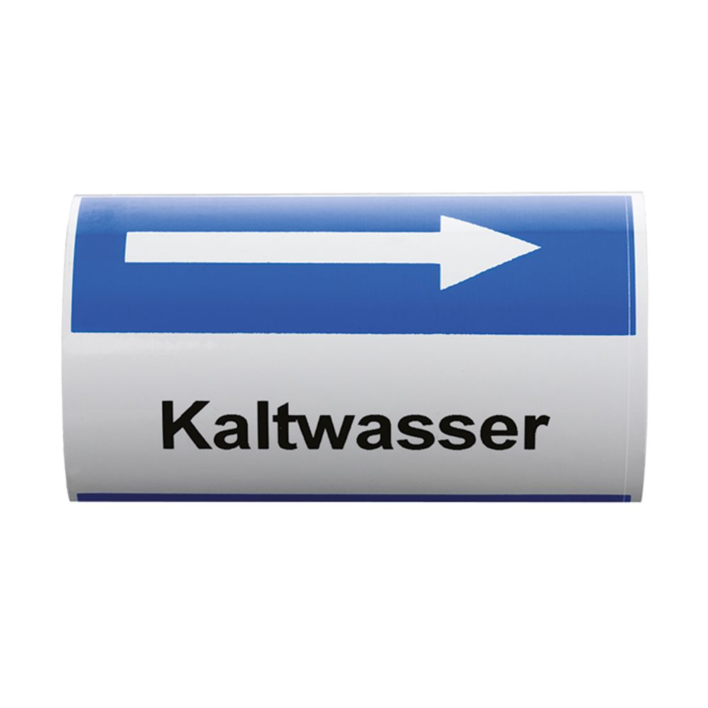 Flamco Kennzeichnungsaufkleber Heizung VL PE rot, F55161