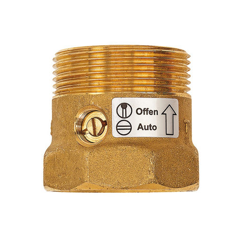 Flamco Schwerkraftbremse Typ Thermusperre 1 1/2 Zoll AG x 1 1/2" IG, mit Luftschleuse, M58131