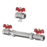 Flamco Erstausrüsterbausatz Kugelhahn DN20 universal, Zählerersatzstück 130mm, M1278611