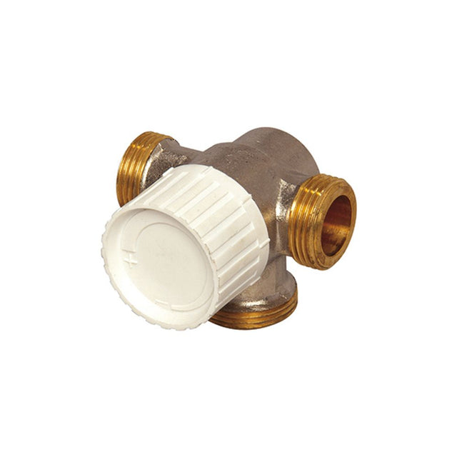 Flamco Dreiwegethermostatventiluntertl. DN20 Voreinstellung, Anbindung links, M1234391