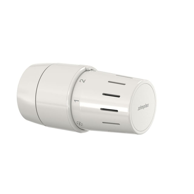 Flamco Standard-Thermostatkopf TC-S3 weiß Klemmanschluss mit Nullstellung, F35342
