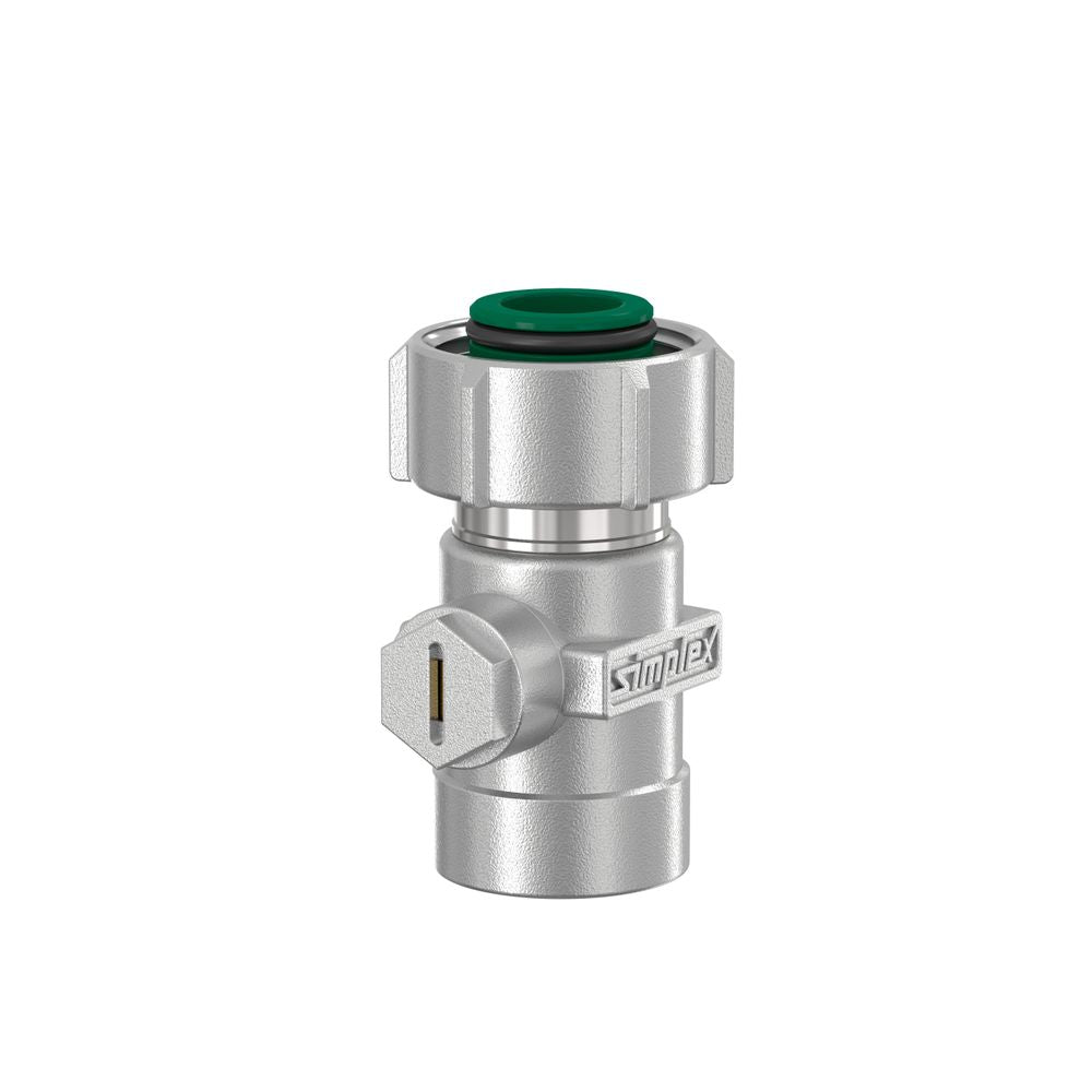 Flamco Einzel-Kugelhahn EXCL. Durchg. D2/IG G3/4i x Rp1/2 MS vern. m. Konus, F10024