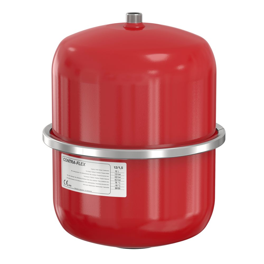 Flamco Ausdehnungsgefäß Contra-Flex 12 L/1,5 bar (3 bar) weiß, für HZ, 26153