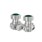 Flamco Einrohr-Hahnblock EXCL. Eck E2/50 G3/4i x G3/4a MS vern. m. Konus, F10007